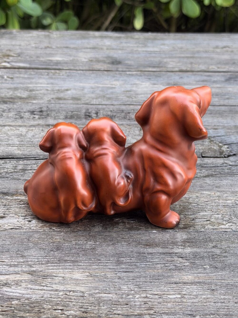 Vintage Kimco Dachshund Dog and Puppies Family Japan MCM Weiner Dog - Picture 3 of 14